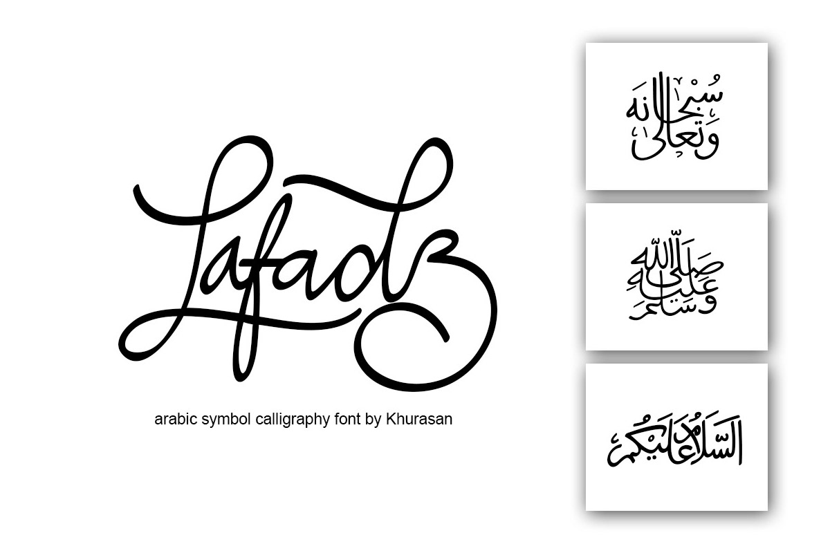 arabic calligraphy fonts for inpage